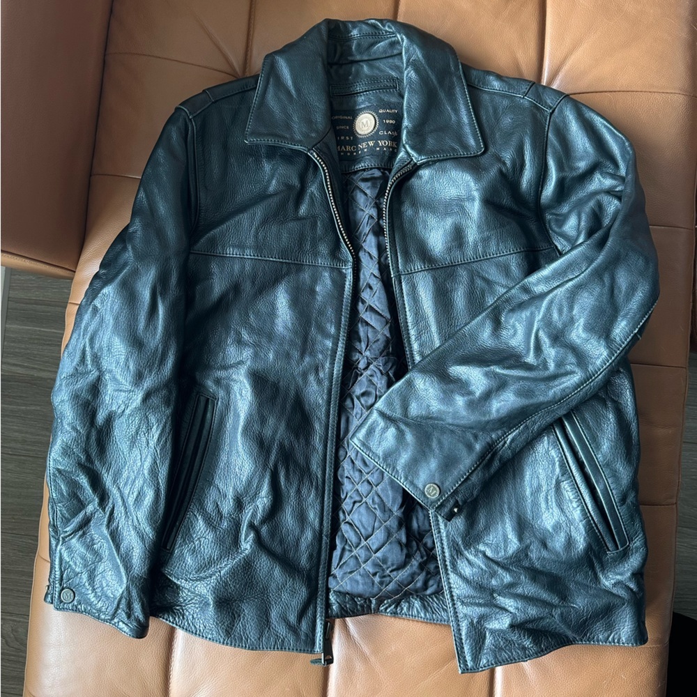 Marc New York 100% leather jacket